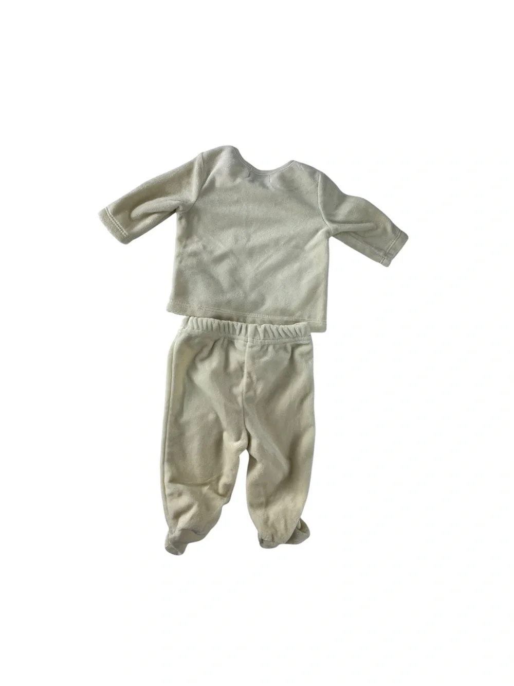 Mini hop Cream Bear Footed Set